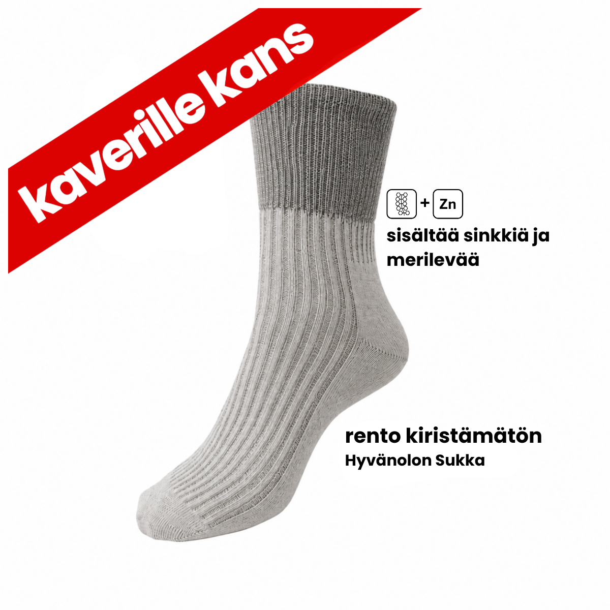 Bekväma strumpor till en vän – 3-pack