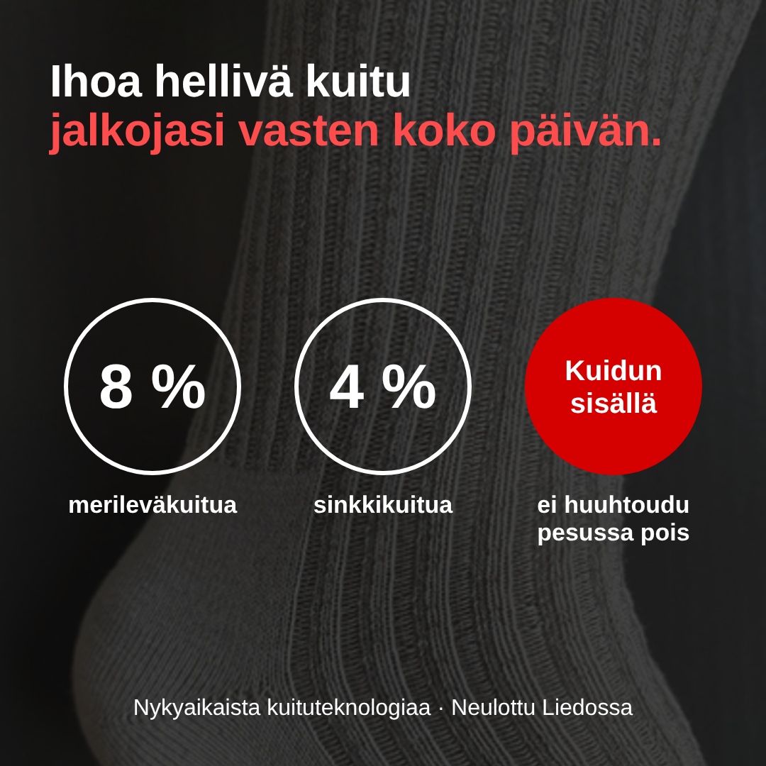 Rento Kiristämätön Hyvänolonsukka pakkaus 3 paria