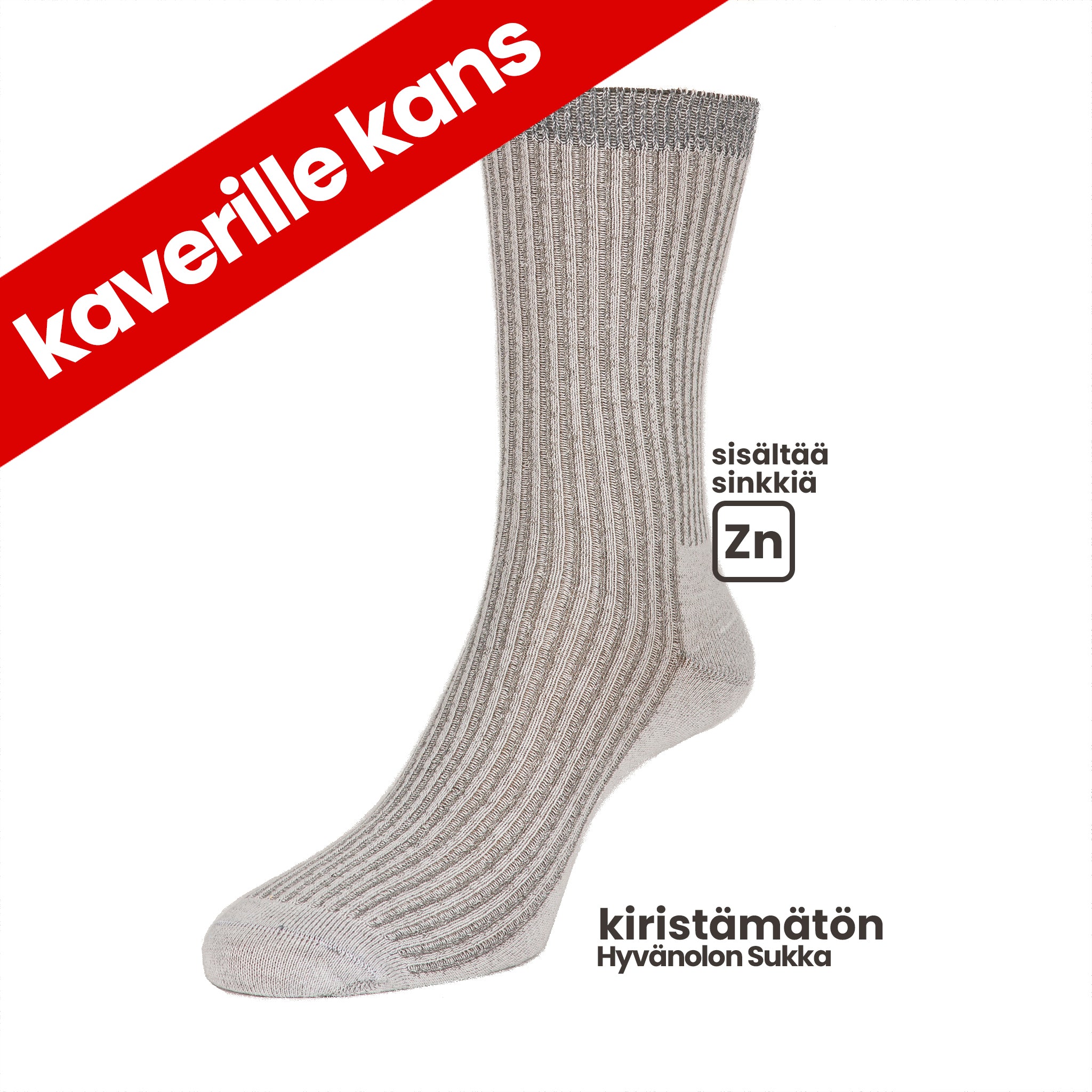 Kaverille Hyvänolonsukat 3 paria