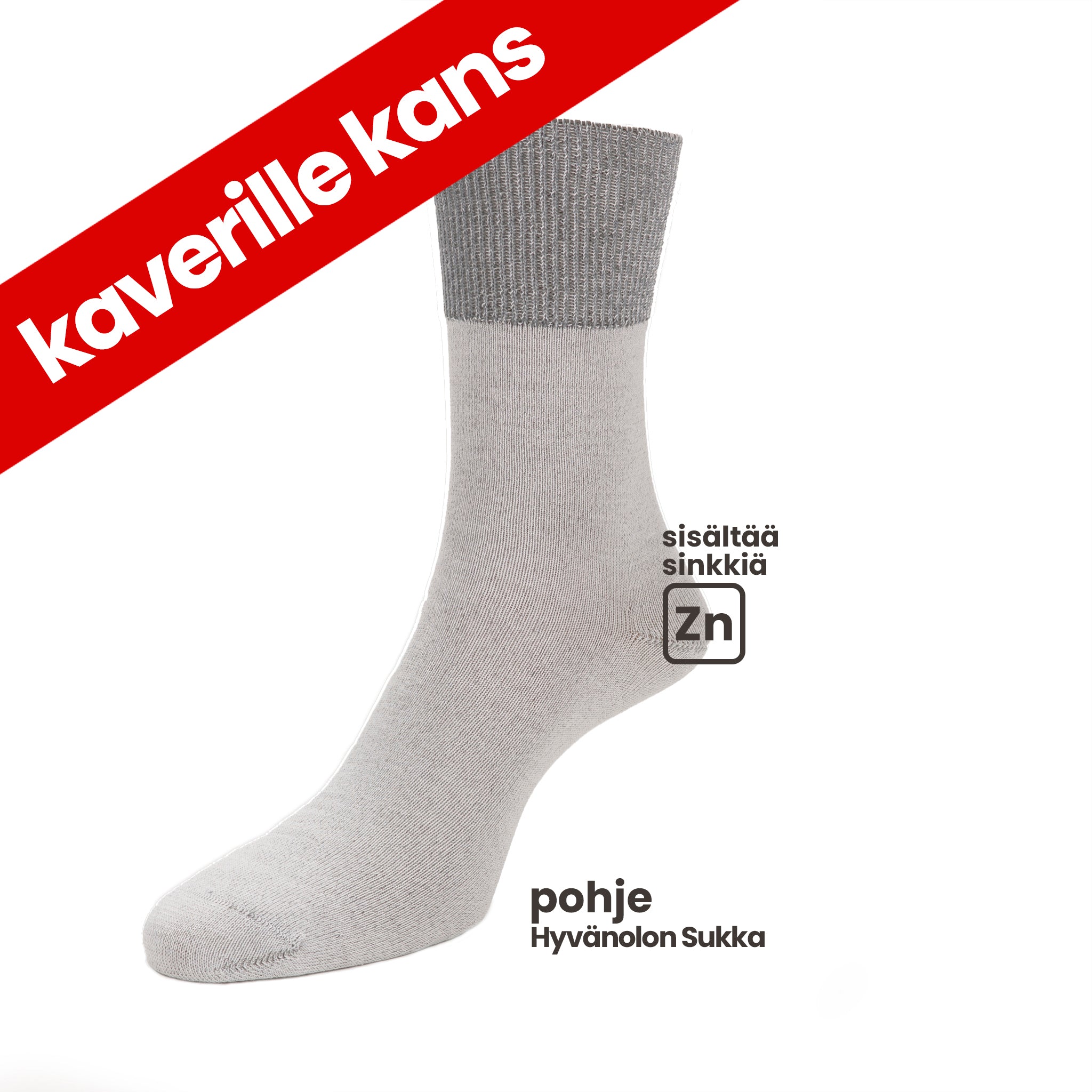 Kaverille Hyvänolonsukat 3 paria